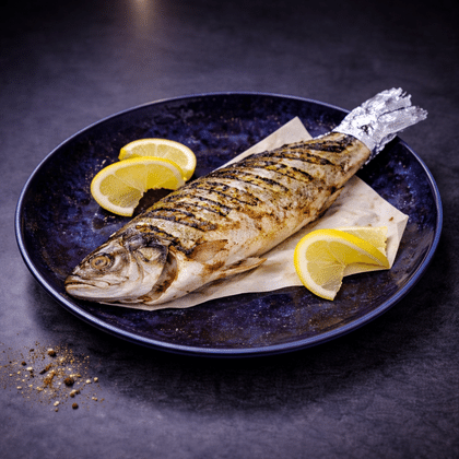 Сибас на углях