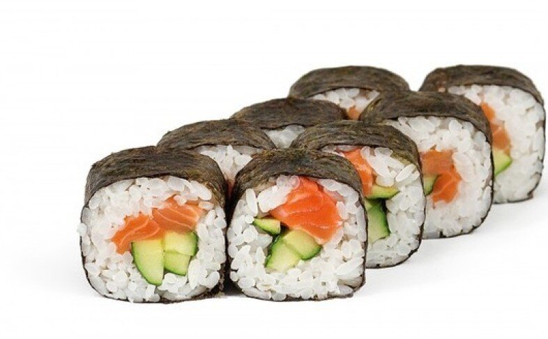 Дуэт лосось огурец