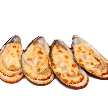 ЗАПЕЧЁННЫЕ МИДИИ В ЧЕСНОЧНОМ СОУСЕ