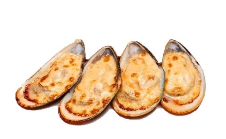 ЗАПЕЧЁННЫЕ МИДИИ В СЫРНОМ СОУСЕ