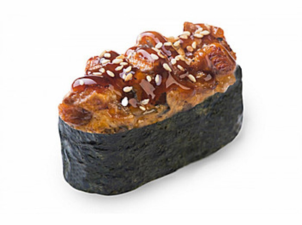 Запеченные суши с угрем