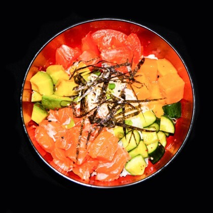 Поке  с лососем