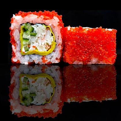 Ролл «Калифорния с крабом»