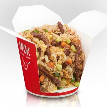 WOK, рис с говядиной в соусе «Терияки»