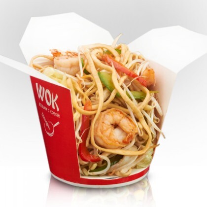 WOK, лапша в соусе «Пульгоги» с креветкой