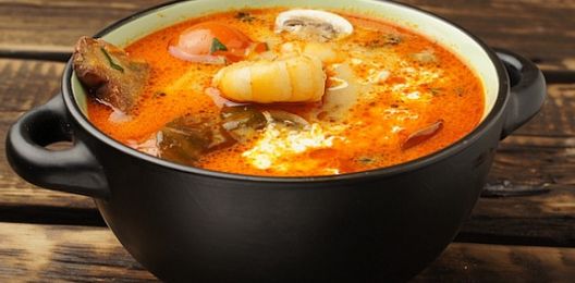 Том Ям с тигровыми креветками