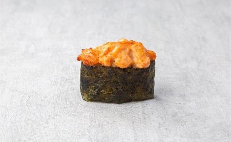 Гункан запеченный лосось