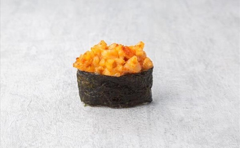 Гункан запеченная креветка