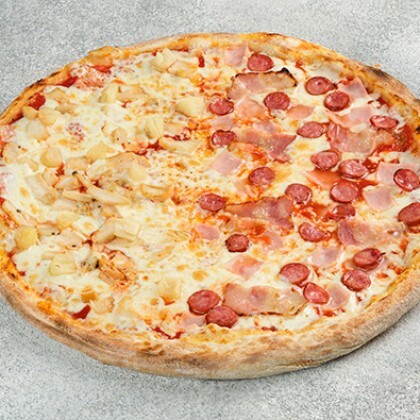 Пицца из половинок