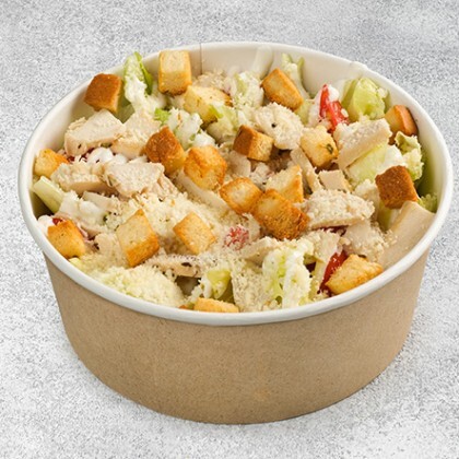 Салат Цезарь с курицей