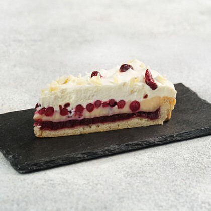 Пирог "Брусничный с белым шоколадом"