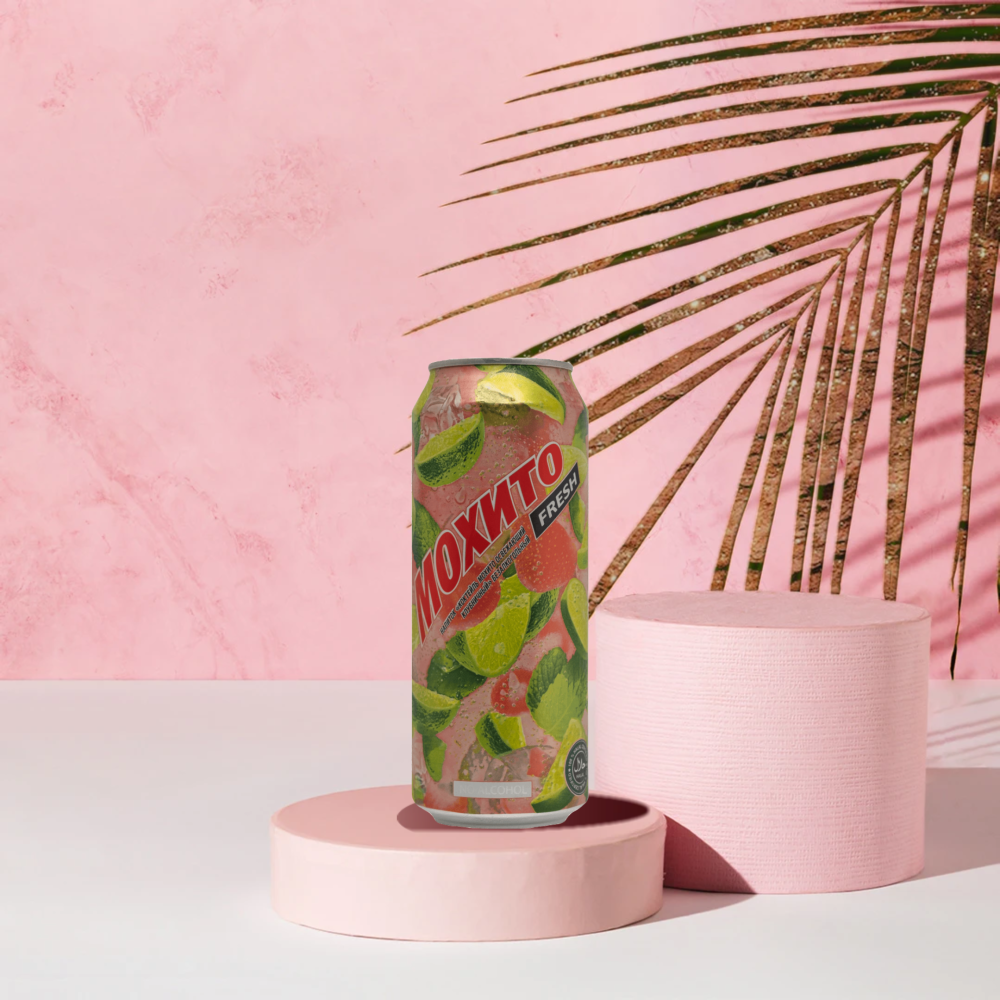 Мохито Фреш (клубничный) 0,5л