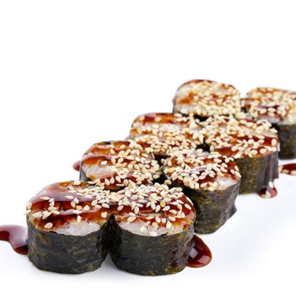 Маки с угрём