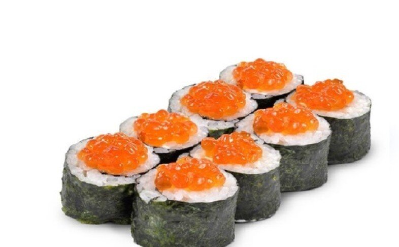 Маки с красной икрой