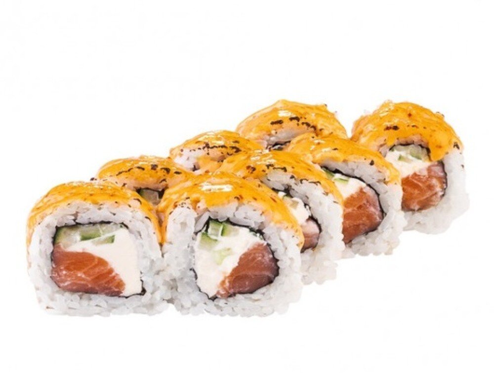 ЧИКАГО С ЛОСОСЕМ опаленный