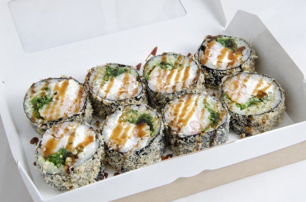 Ролл с креветкой в темпуре