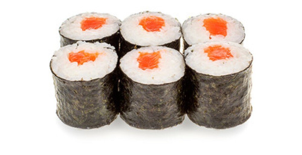 Мини-ролл с лососем