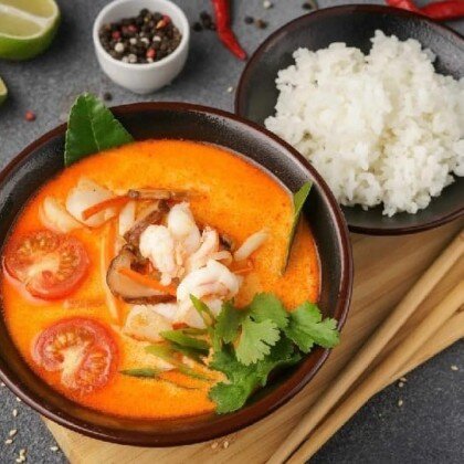 Том Ям с креветками