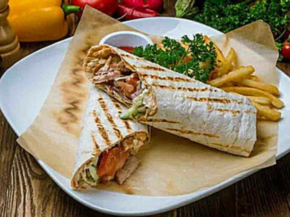 Шаурма свиная с «Фри»