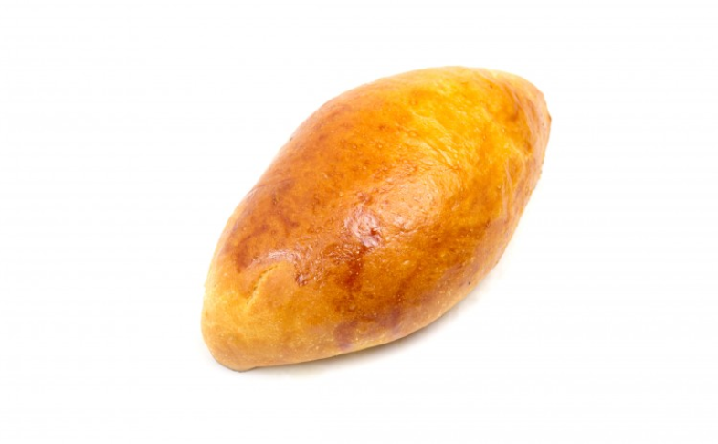 Пирожок печеный с капустой