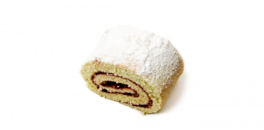 Рулет с клубникой