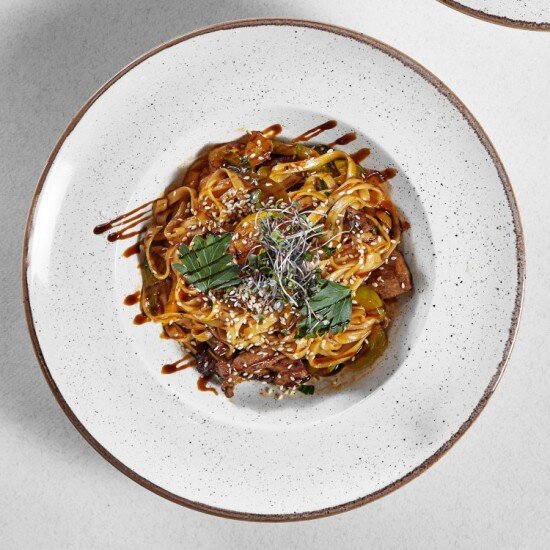 Лапша удон с говядиной