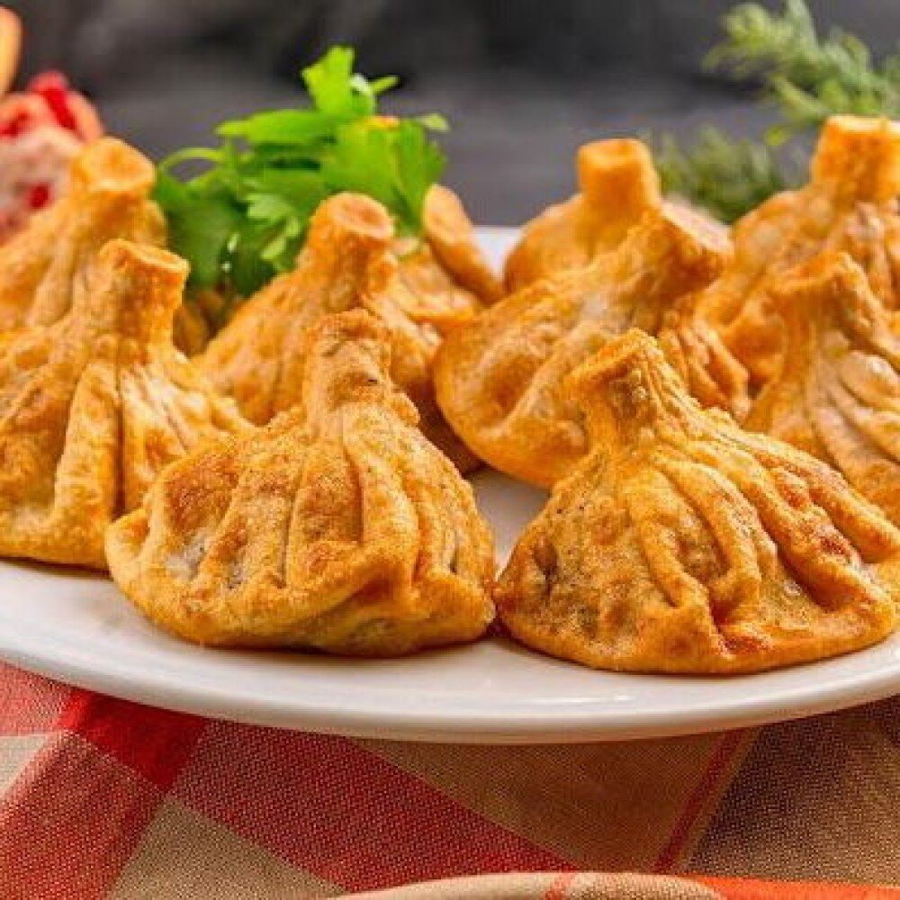 Хинкали жареный