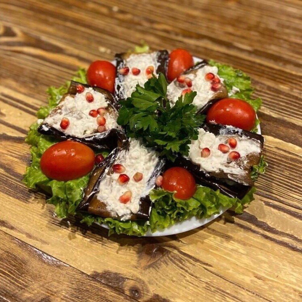 Баклажан с творогом