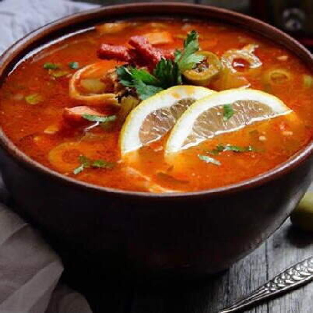 Солянка мясная по-грузински