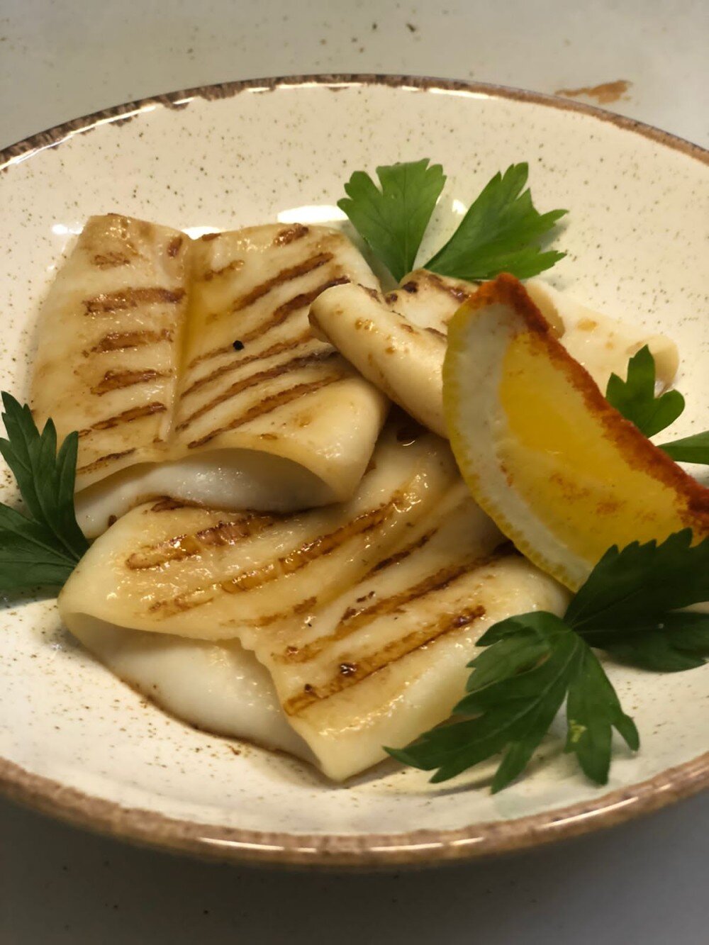 Кальмары гриль