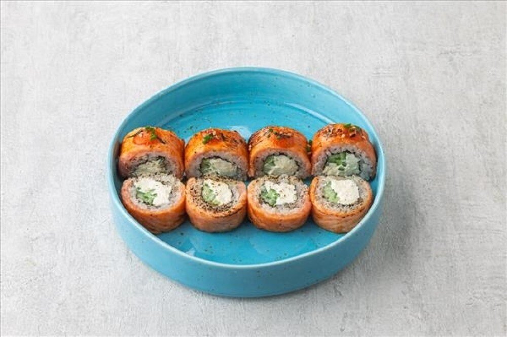 Гриль ролл лосось