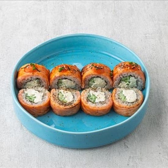 Гриль ролл лосось