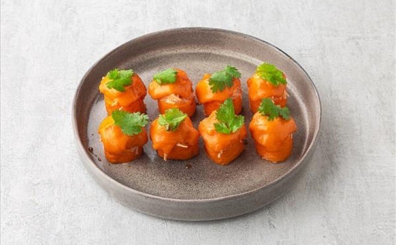 Запеченная сырная креветка