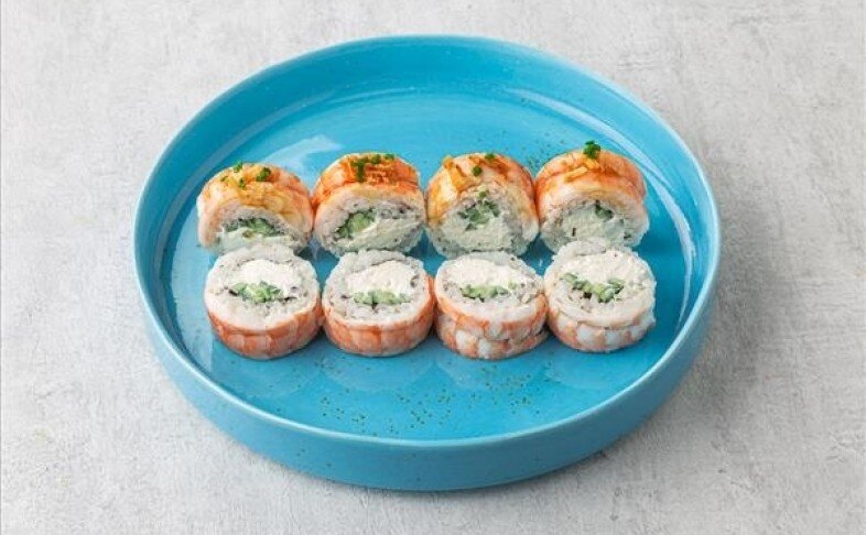 Филадельфия с тигровой креветкой