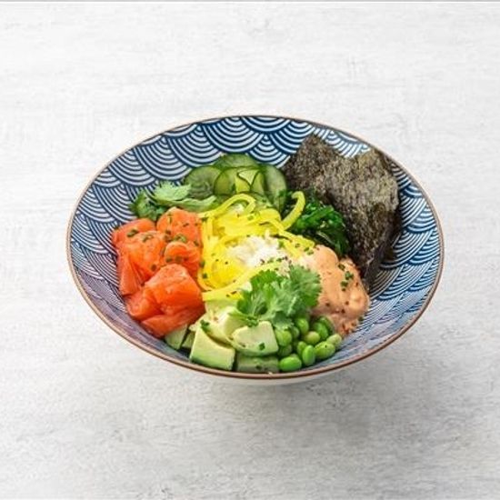 Поке с лососем