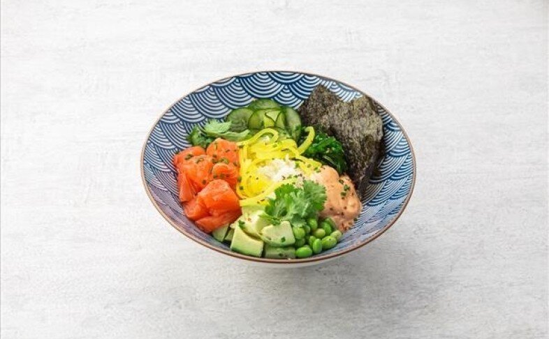 Поке с лососем