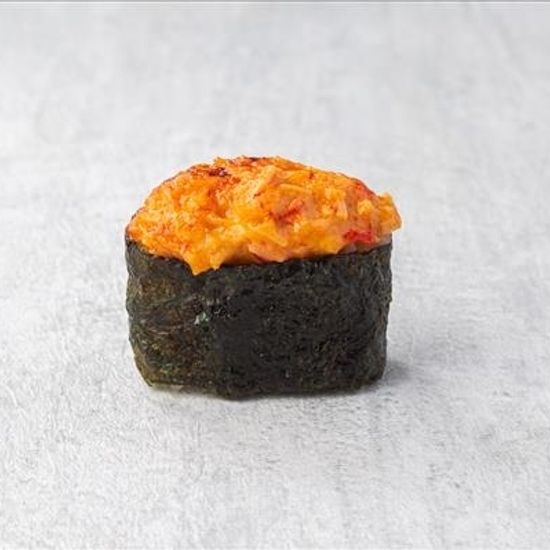 Гункан запеченный снежный краб