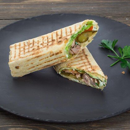 Шаурма кур. с солёными огурцами