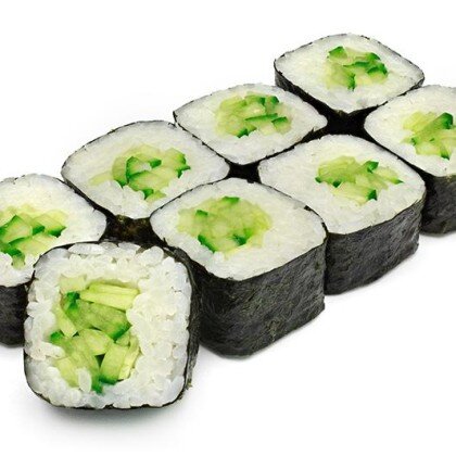 Классический ролл с огурцом