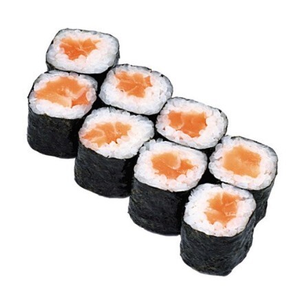 Классический ролл с лососем