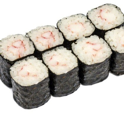 Классический ролл с крабом