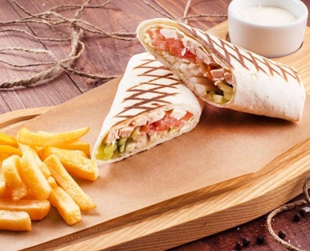 Шаурма с картофелем фри