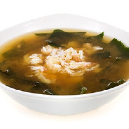 Мисо суп с крабом