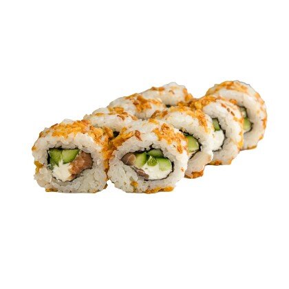 Лосось в хрустящем луке