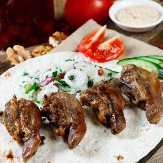 Шашлык из языка