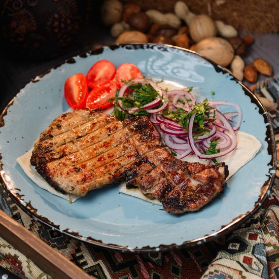 Стейк из куриного бедра