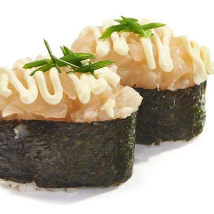 Негиторо гребешок суши