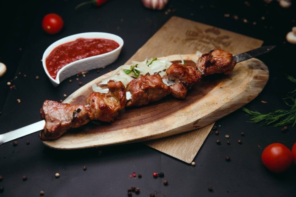 Шашлык из свиной шейки