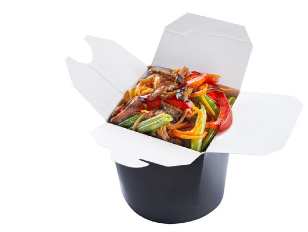 СОБА WOK С ГРИБАМИ И ОВОЩАМИ