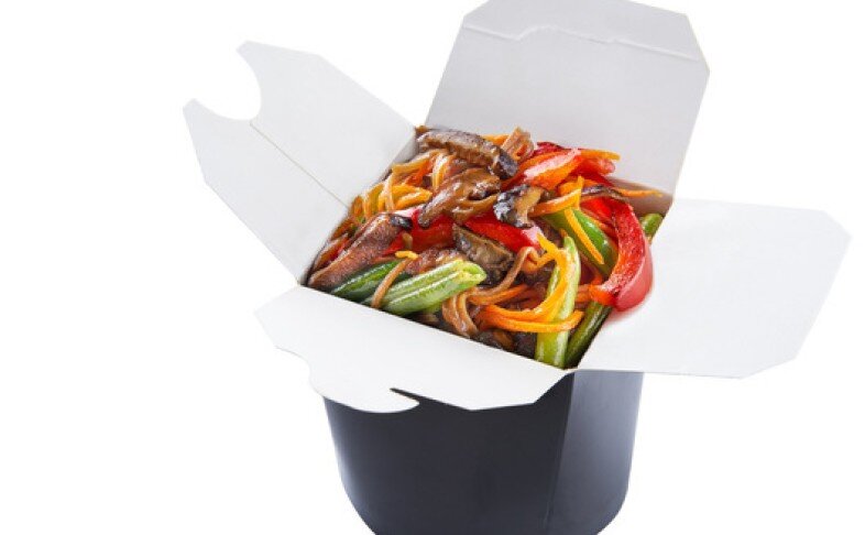 СОБА WOK С ГРИБАМИ И ОВОЩАМИ